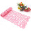 Washable table runner 100 x 30 cm pink 1