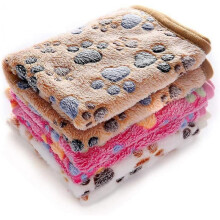 Ultra-Soft Plush Dog/Cat Blanket 3 Piece Paw Small (60 * 40cm)