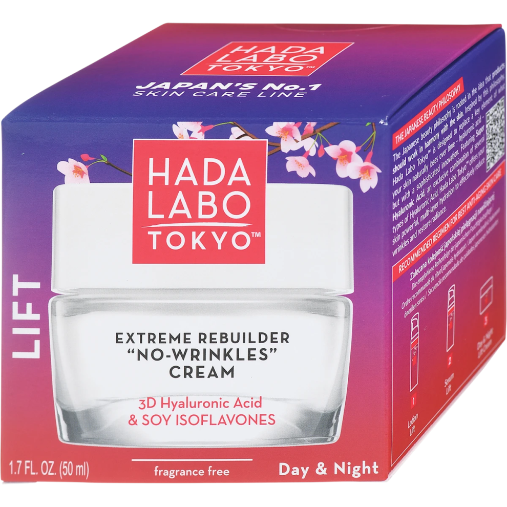 Hada Labo Tokio Cream Hada Labo Tokyo Lift No Wrinkles 3D Day & Night Face 50Ml