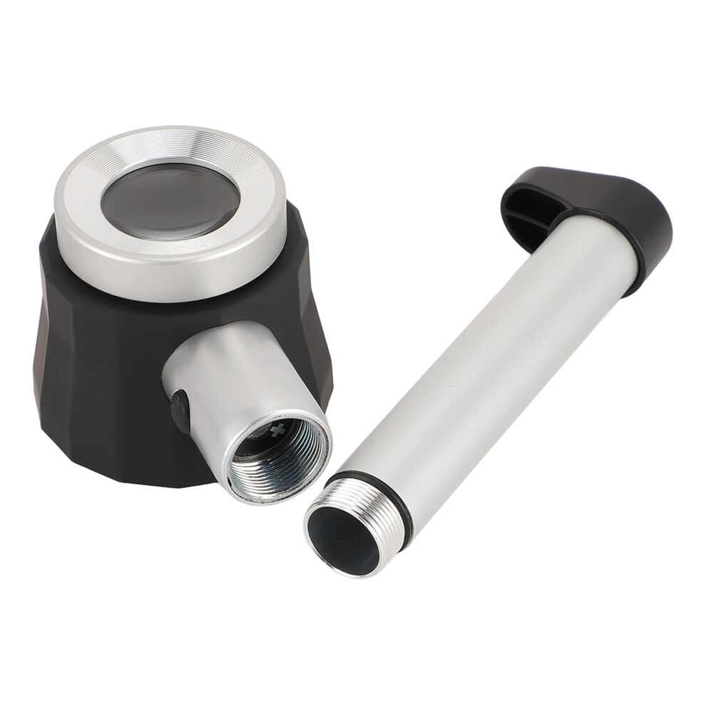 Light Handheld 45X Magnifier With Led And Scale For Jewelry And Art