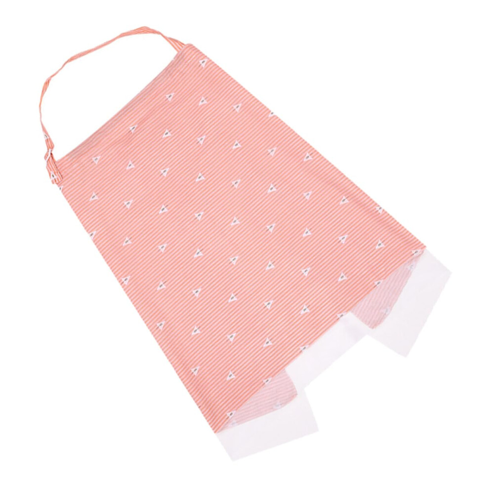 Nursing Cover For Breastfeeding Moms Soft Multi-Functional Scarf Canopy With Mesh For Stroller And Car Seat Pink