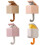 Wall Hook, Self Adhesive Hook Shower Hook Robe Hook Cute Animal Decorative Wall Hook Heavy Duty Hook 1