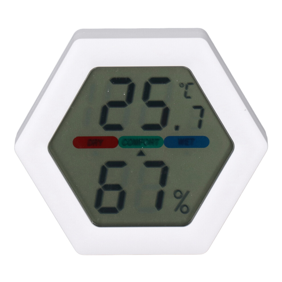 Digital Indoor Hygrometer Thermometer, -10C To +50C, 10-90%Rh 6951347121016