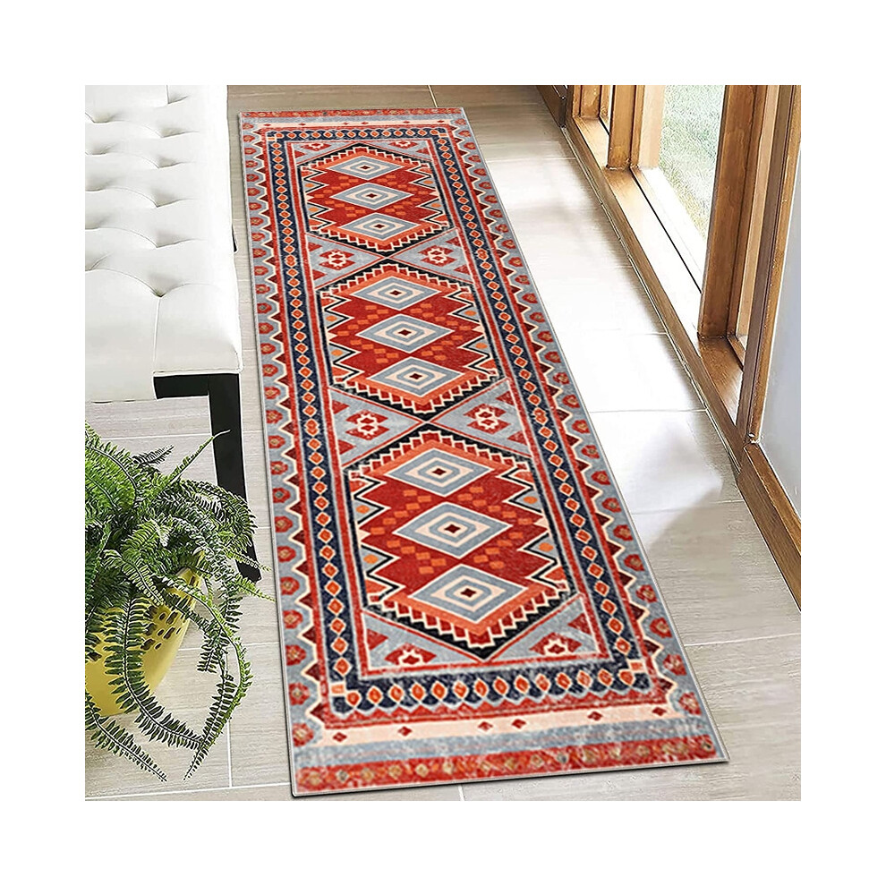 (Style 6, 60*240cm) Balcony long carpet, household washable base, foldable anti-slip foot mat, bay window mat, thickened bedside blanket
