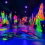 2 τεμάχια 4 τεμάχια 100W LED Blacklight UV μαύρα φώτα για Glow Party IP65 αδιάβροχο Blacklight 3