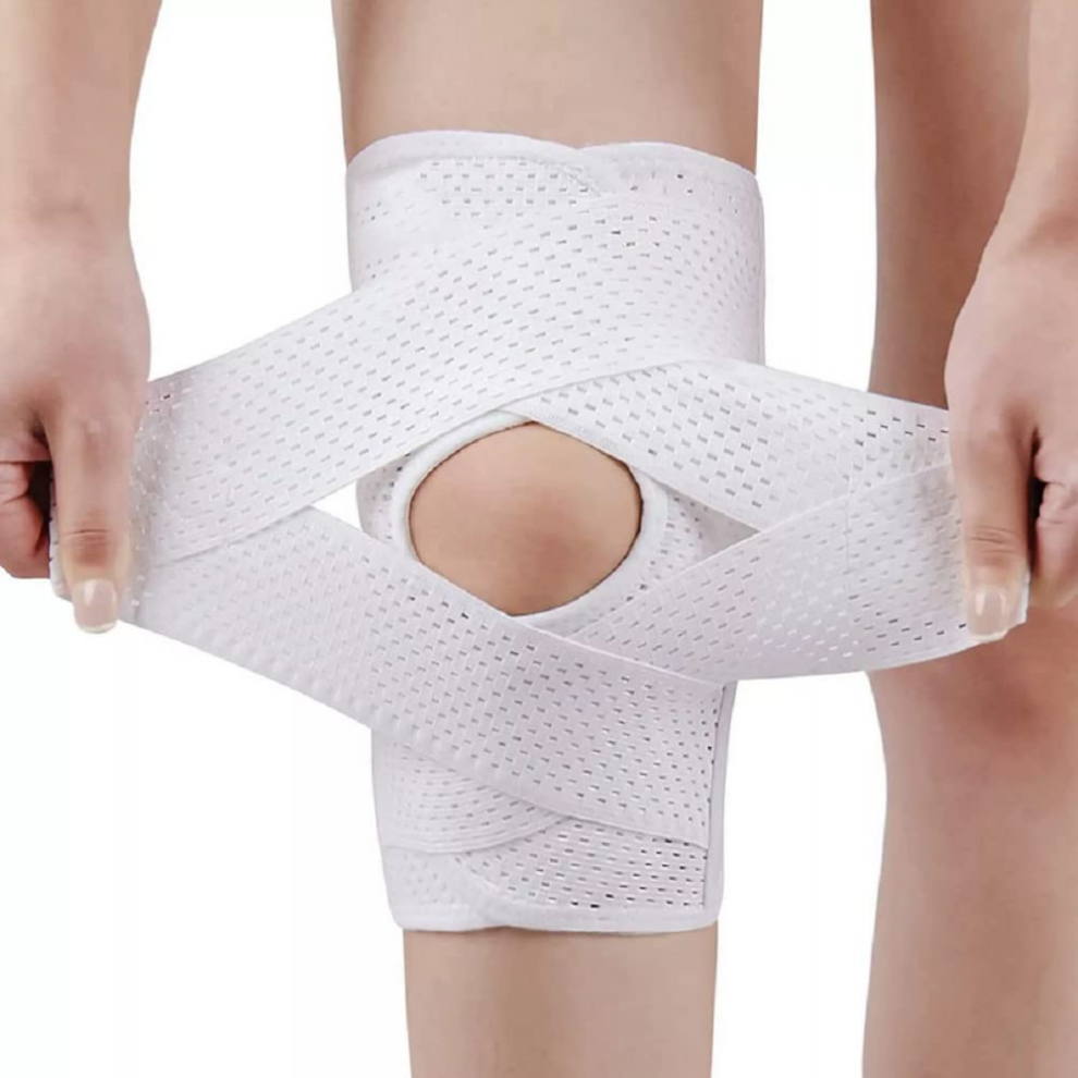 Knee Brace With Side Stabilizers For Meniscal Tear Knee Pain Injuries RecoveryThin breathable sports knee pad meniscus knee joint protection