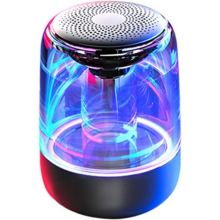 1 PCS Dual Portable Bluetooth Speakers, Wireless Stereo Pairing, Vibrant LED Light Show, Loud Sound and Punchy Bass, IPX5 Waterproof