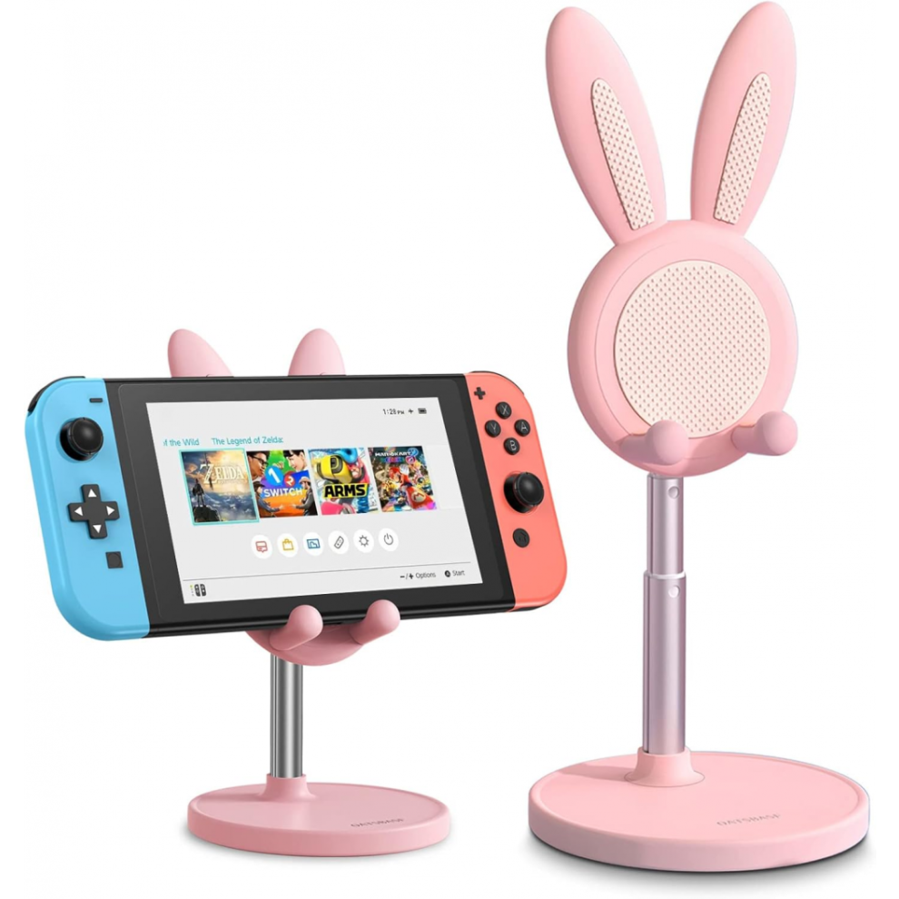 Cell Phone Stand, Adjustable Cute Bunny Phone Stand For Desk, Kawaii Phone Holder Stand, Compatible With All Mobile Phones, Iphone, Kindle(P 6477056486302