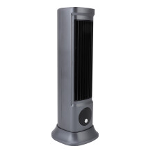 Bladeless Tower Fan, 3 Speeds, USB Desktop, Grey, 11x10x29cm