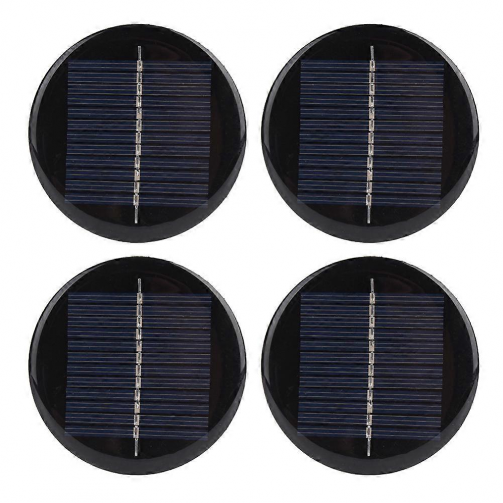 20244Pcs 6V 80Mm Diameter Round Portable Stable Efficient Polycrystalline Silicon Solar Cell Panel 6477056480317