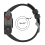Pulseira de silicone compatível com Garmin Fenix 8 AMOLED 47 mm 5