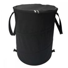 Lixeira externa para camping, suprimentos para jardim, bolsa preta para armazenamento