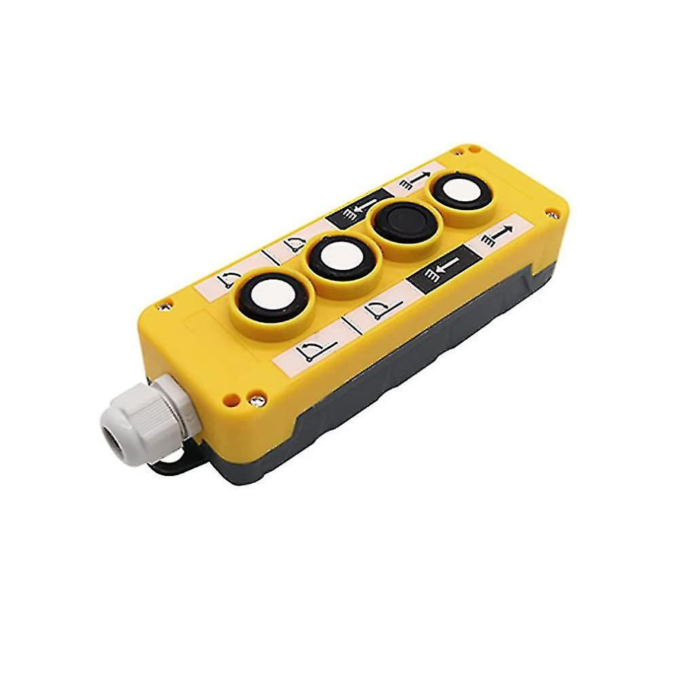 Rainproof Electric Hoist Crane Pushbutton Switches Cop Industrial Up Down Driving Switch Control 4 Button 6477056482731