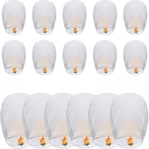 Πακέτο 20 βιοδιασπώμενων χάρτινων φαναριών για γάμους, γενέθλια και μνημό