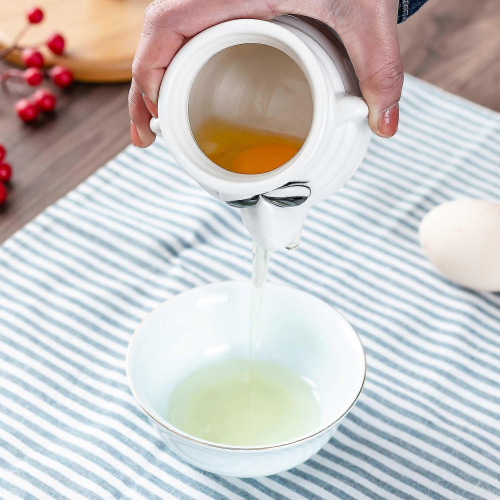Egg separator fun kitchen gadget Fun snot egg separator tool for cooking and baking 2