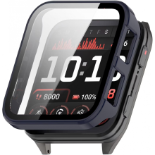 Yhteensopiva Garmin Venu X1 -laitteen kanssa, jossa on karkaistulla lasilla varustettu kova PC-kellon suojakotelo