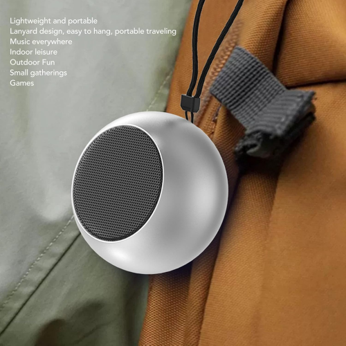 Ηχείο Bluetooth, Μίνι Φορητό Ηχείο, Ήχος Tandem Surround, Μικρό Ηχείο με Κορδόνι για Εξ 1