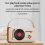 Φορητό CD player με ήχο 360, AUX, κάρτα TF, Bluetooth, δίσκο U, ραδιόφωνο FM - Ευέλικτο CD p 3