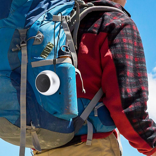 Ηχείο Bluetooth, Μίνι Φορητό Ηχείο, Ήχος Tandem Surround, Μικρό Ηχείο με Κορδόνι για Εξ 2