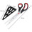 Kitchen Pizza Scissors Sharp Blades Pizza Cutter with Pizza Server Stainless Steel Pizza Scissors / Pizza Knife - Red 2