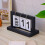 Wooden Perpetual Desk Calendar Desk Office Decor Creative Reusable 1