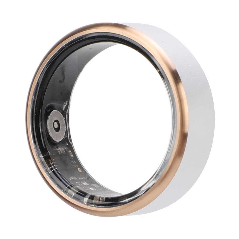 Waterproof Aluminum Alloy Smart Ring 20Mah Fitness Tracker 11# Gold 4311347126985