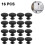 16 Pieces Cabinet Door Knobs, 30mm Vintage Dresser Knobs, Drawer Knobs Set, Round Drawer Handles 1