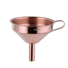 Stainless Steel Funnel with Removable Strainer, 5-Inch Funnel with Filter for Transferring of Liqui