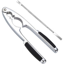 Nutcracker, Non-Slip Bottle Opener with Rubber Grips, 17cm Thick Nutcracker Nut Opener for Seafood