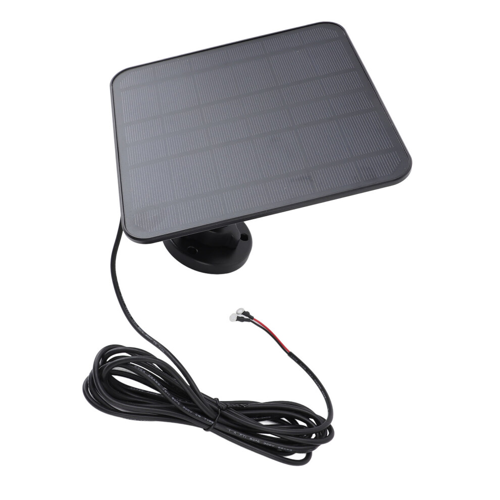 6V 5W Solar Panel For Video Doorbell, Water-Resistant, 9.8Ft Cable 8761347137126
