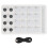 SMC PAD Bluetooth MIDI Controller with 16 RGB Pads & 8 Knobs, 227x147x38mm 3