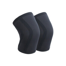 Protective Knee Pads XL Black 7mm Compression Sleeves for Weightlifting Gym Sports Support for Men Women