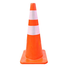 Traffic Delineator Posts 1PCS Flexible Reflective Parking Barrier Cone for Driveway and Commercial Use