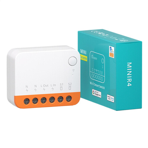 WiFi Controller for Lights with Voice Control, App Smart Button, Two-Way Light Control, Home Assistant Compatible