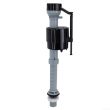 Toilet Valve 3/4 Inch Bottom Entry Float Valve Plastic Body with Black Sealing Gasket for Standard Water Tanks
