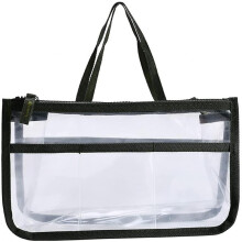 Waterproof Cosmetic Bags Work Totes Shoulder Bags Transparent Totes Cosmetics Shopping Bags Travel B