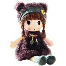 Beautiful Gift Kawaii 15.7 inch Stuffed Plush Girl Toy Doll . Good Gift for Kids Baby Lover.(Purple)