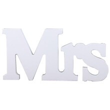 Mr & Mrs Wood Lettres minuscules Letters Sign Top Table Decorative Wall Alphabet Wooden Letters Brid
