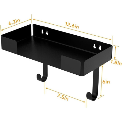 Space Saving Wall Mount Hanger for Irons and Boards, Durable Steel Design, Fits All Iron Sizes, Space Efficient Storage Solution 1