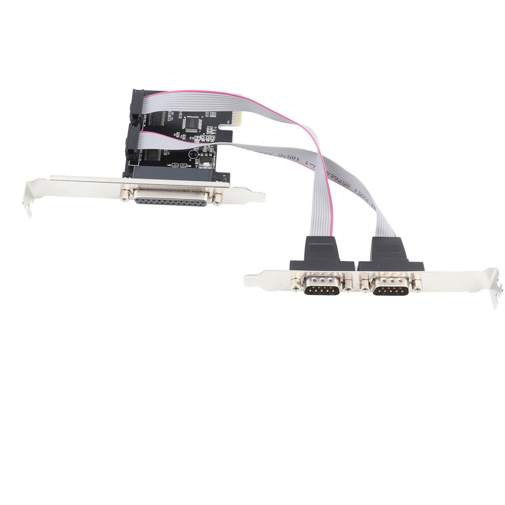 Pcie To 2 Db9 Rs232 Serial Ports 1 Db25 Parallel 8320539942919