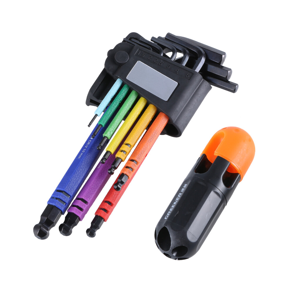 9Pcs Wrench Set Hex Key Set, Long Arm Key Set Tool For Hex 7754000061037