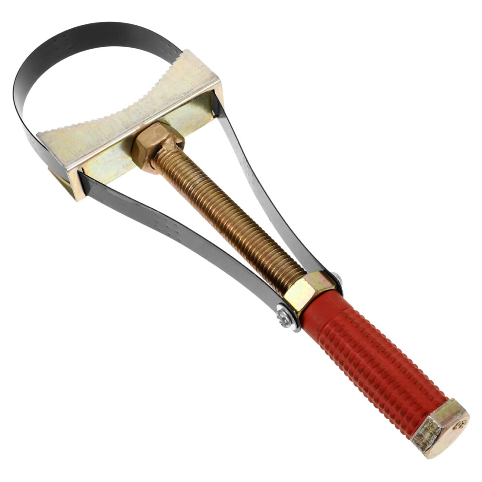 Heavy Duty Belt Oil Filter Wrench For Car Maintenance, Adjustable Size, Durable Material, Versatile Tool For Filter Removal 6447073497025