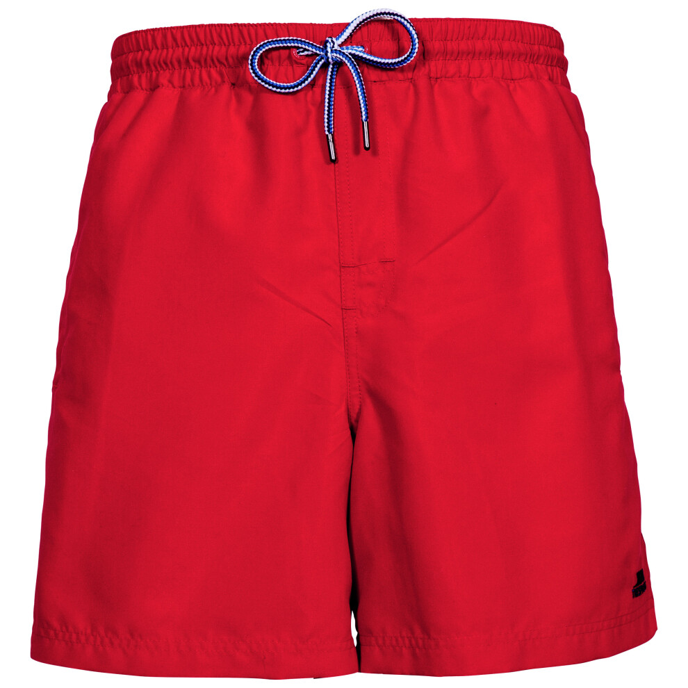 (XL, Red) Trespass Mens Swim Shorts - Granvin B-image-OPC-PHJ8YXD-NEW