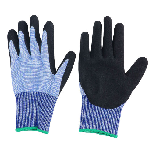 Schnittschutzhandschuhe A7 M 210.5cm gefrostetes Nitril 2