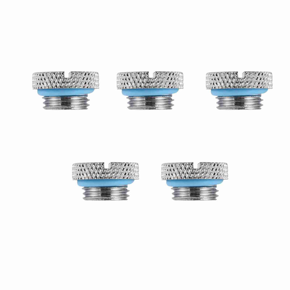 5Pcs Brass G1/4 Thread Screw In Water Stopper Plug 8320539943367