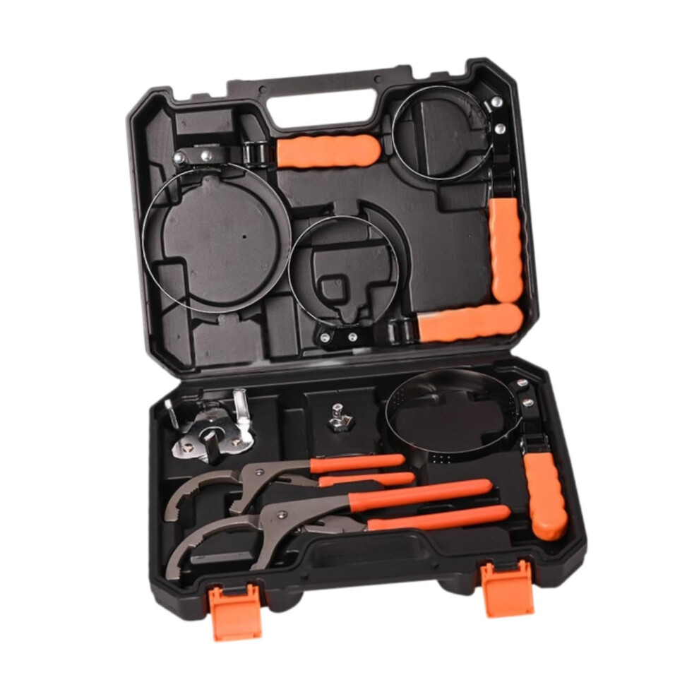 8X Adjustable Filter Pliers Set Heavy Duty Swivel Wrench Multi-Function Auto Repair Tools For Oil Filters 6038364182913
