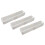 3 Pcs Retractable Plastic Storage Bin Set for Kitchen, Space Saver, Multi-Purpose 15