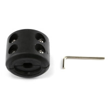 Reliable Winch Cable Hook Stopper for Synthetic Rope - Heavy-Duty, Durable Design, 3/8-Inch Compatibility, Black Color