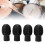 4PCS Silicone Silent Drumstick Tips Stretchable Black 32mm x 17mm 15