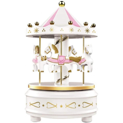 Carousel Music Box (White)